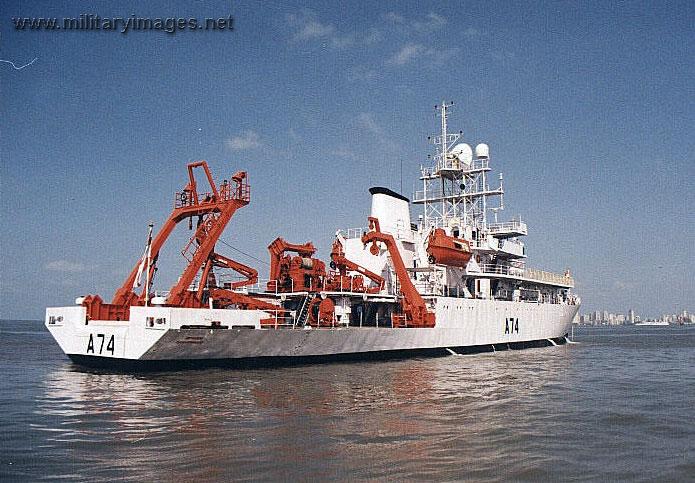 Indian Navy - research ship INS Sagardhwani