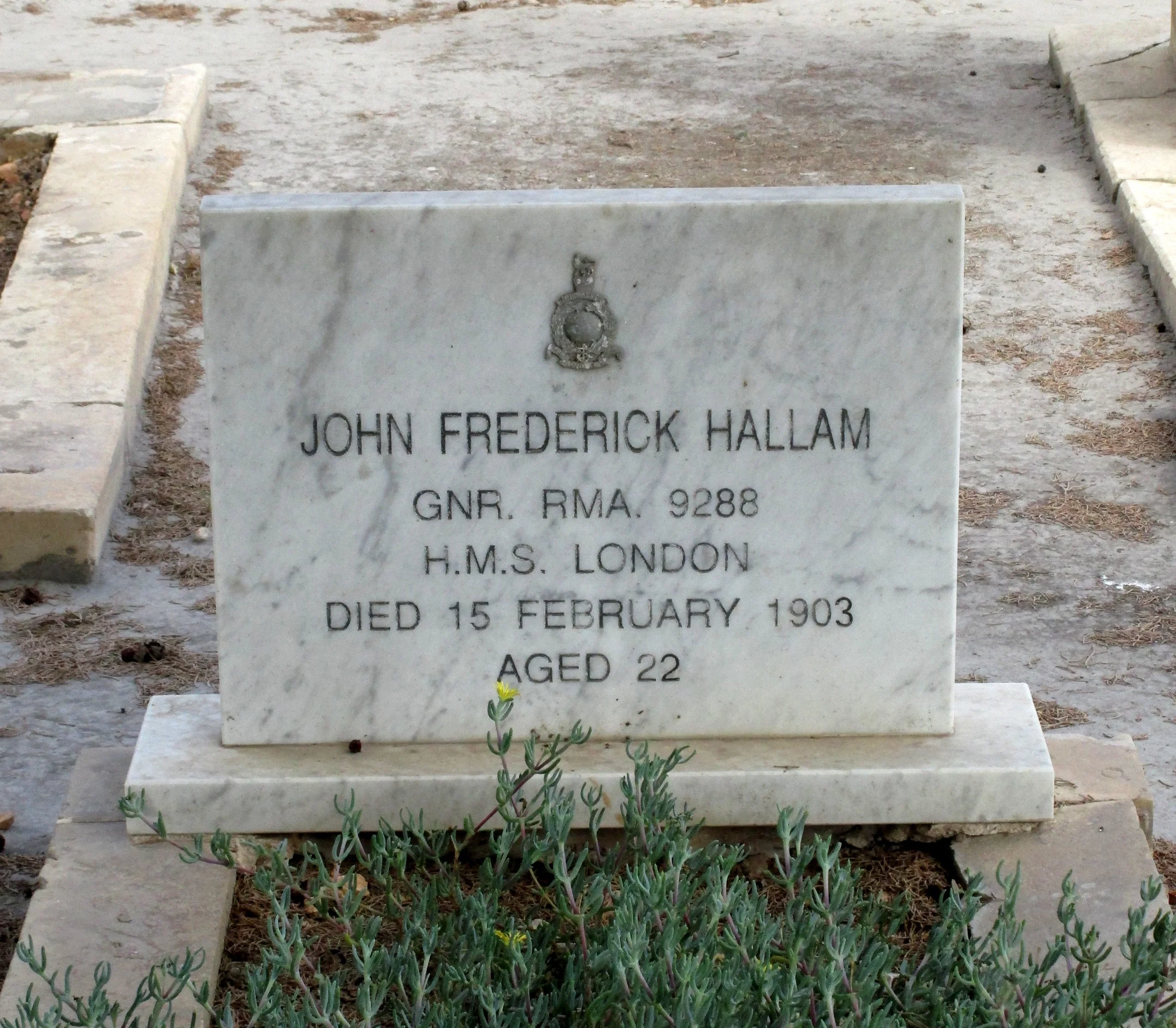 John Frederick HALLAM