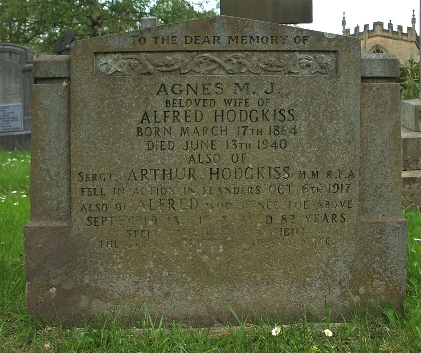 Joseph Arthur HODGKISS.  M.M.