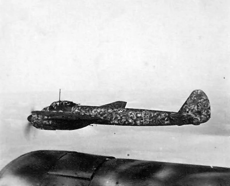 Ju 88 A From I-KG 77 With Wellenmuster Camouflage 1943