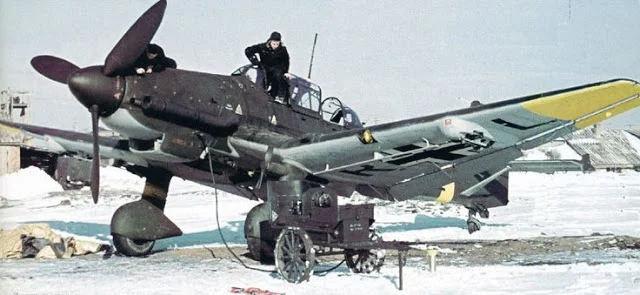 Ju87 Stuka In The Snow