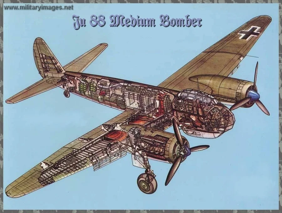 Ju88 cutaway