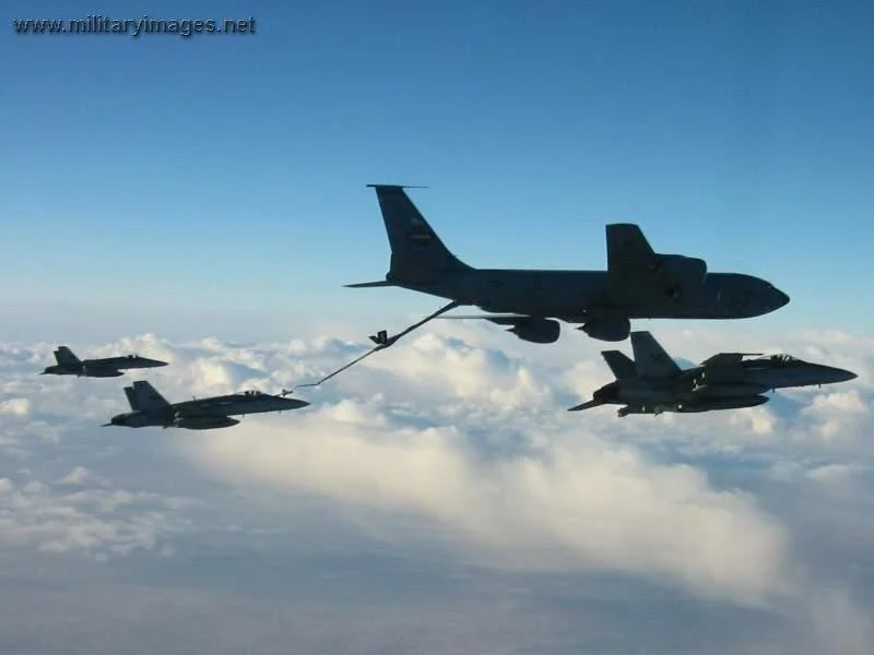 KC-135 and hornets