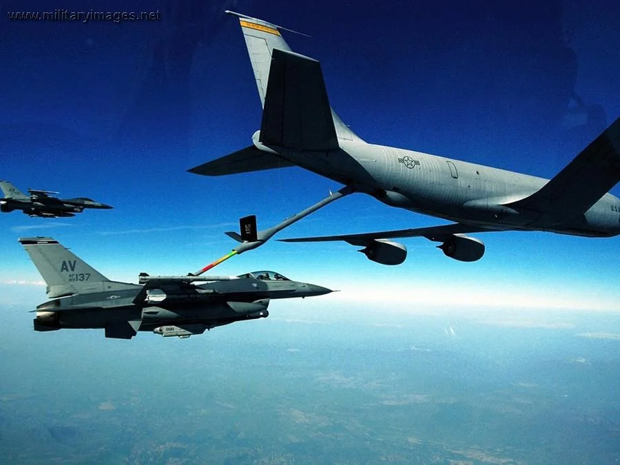 KC-135 Stratotanker & F-16's