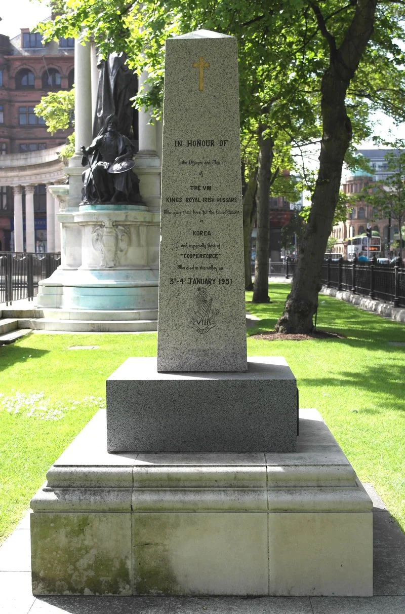 Korea War Memorial, Outside Belfast City Hall