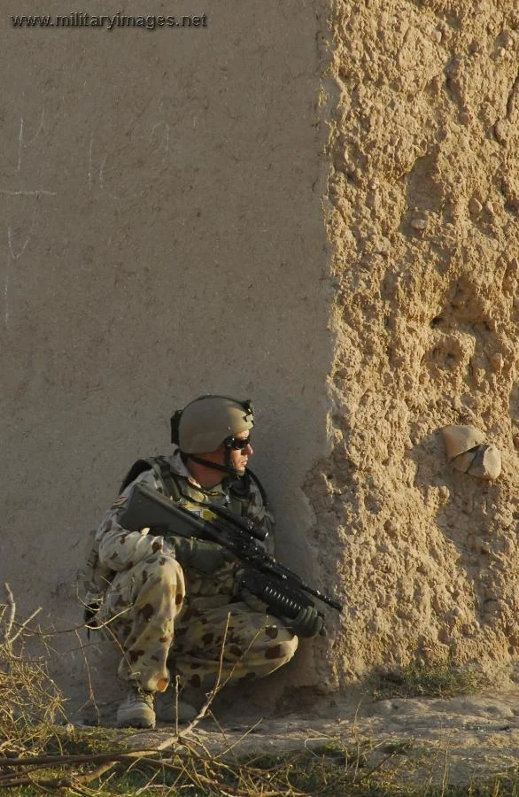 Lance Corporal Wruck maintains a secure watch