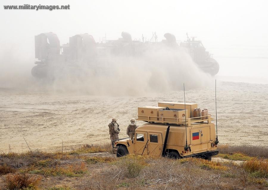 LCAC 61 prepares for a simulated evacuation exercise