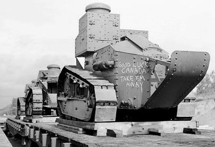 M1917 tanks arrive Camp Borden Oct 1940