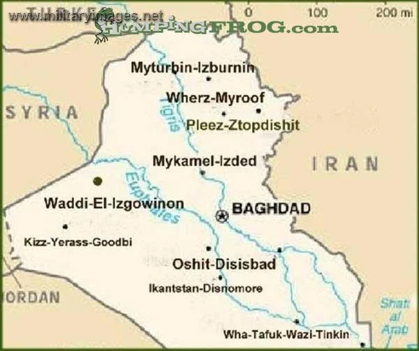 Map of the new Iraq | A Military Photo & Video Website