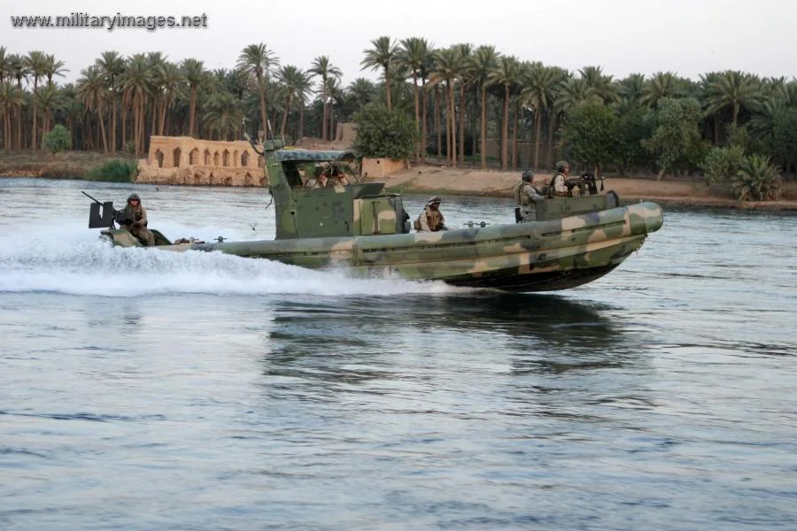 Marines conducts an early morning patrol