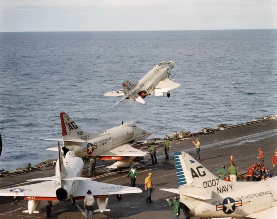 McDonnell F-4 Of VF-41 USS Independence | A Military Photo & Video Website