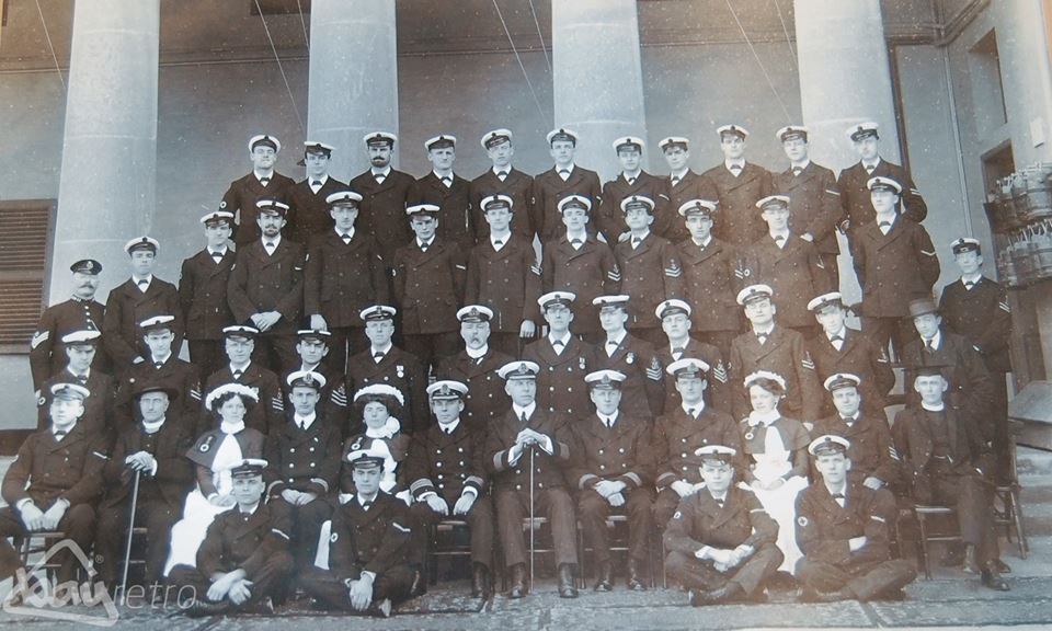Medical Staff at Bighi Royal Naval Hospital In Kalkara Pose for a group photo In 1900