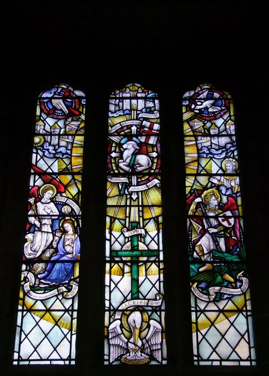 Melbourne Derbyshire  WW2 Memorial Window