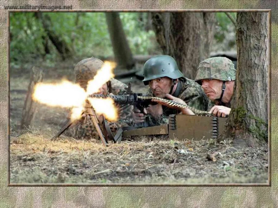 MG34 firing