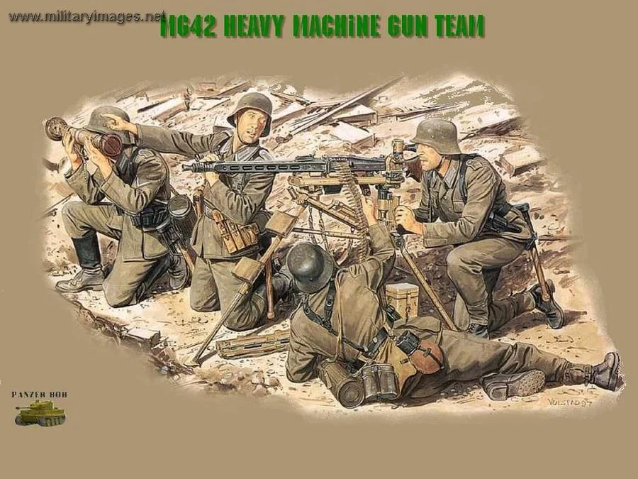 MG42 Heavy Machine Gun Team