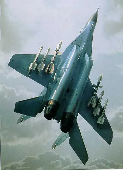 Mig 29 Showing its weapon load