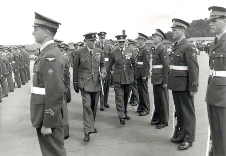 MRAF Trenchard inspects trainee airman