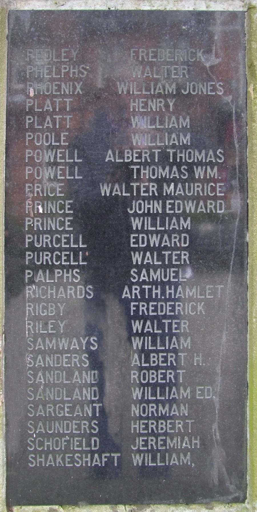 Nantwich War Memorial Cheshire