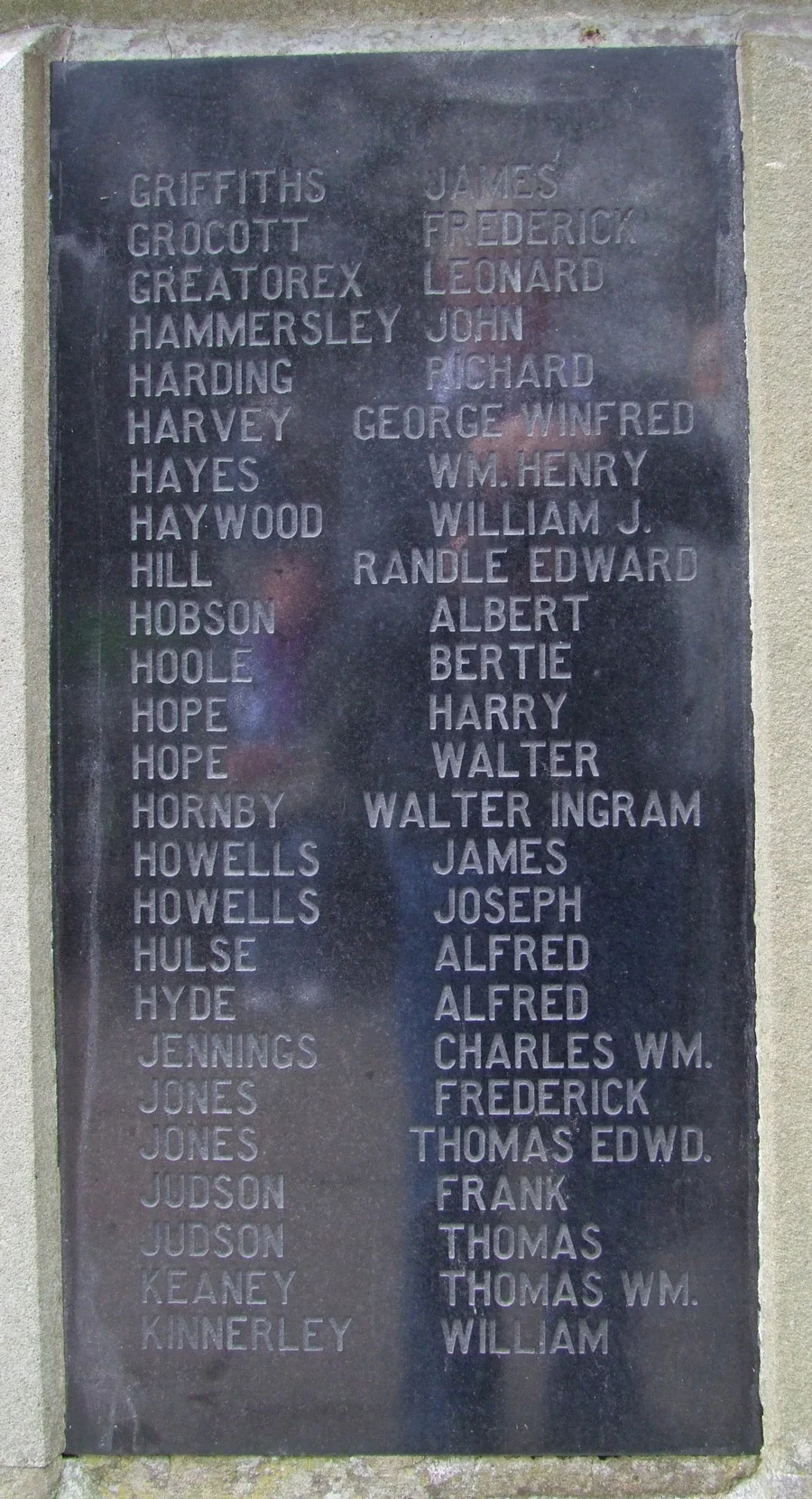 Nantwich War Memorial Cheshire