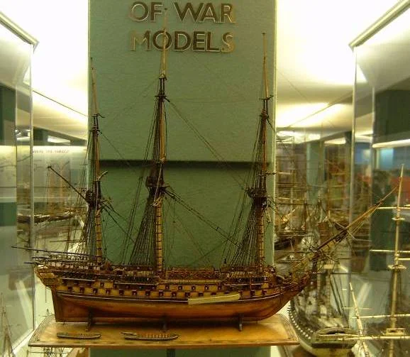 Napoleonic POW Ship  Model