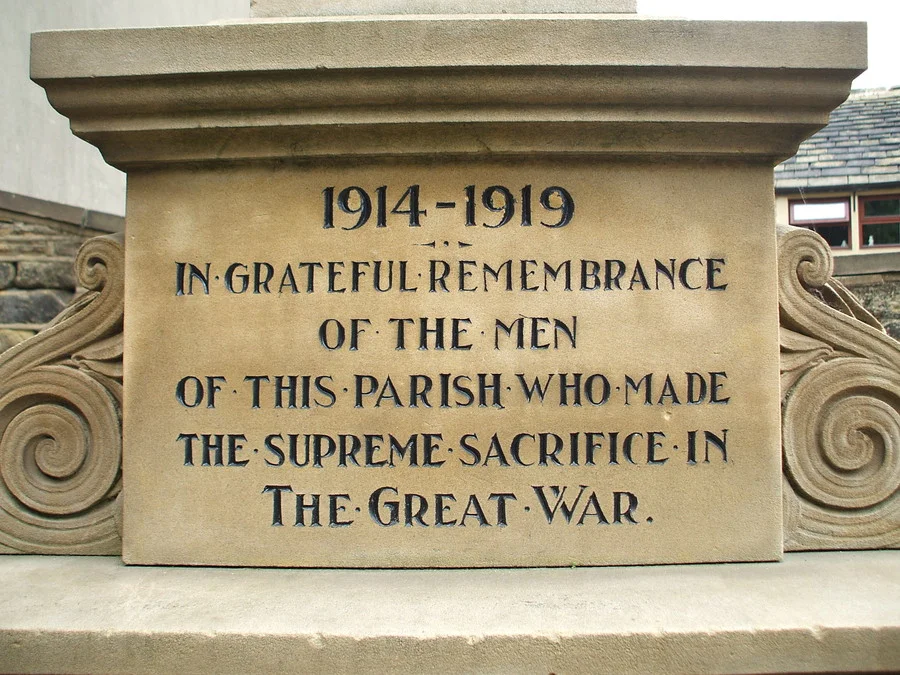 Netherthong War Memorial, Yorkshire