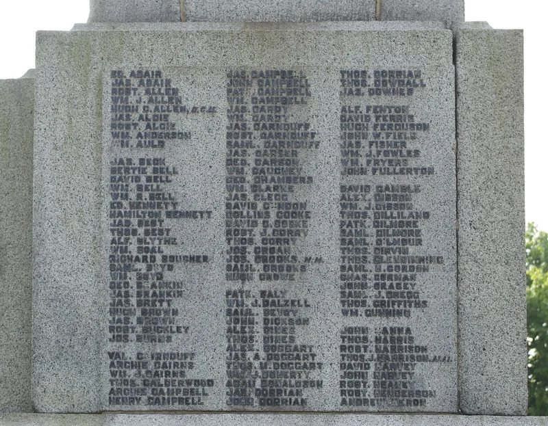 Newtownards War Memorial, County Down, Northern Ireland