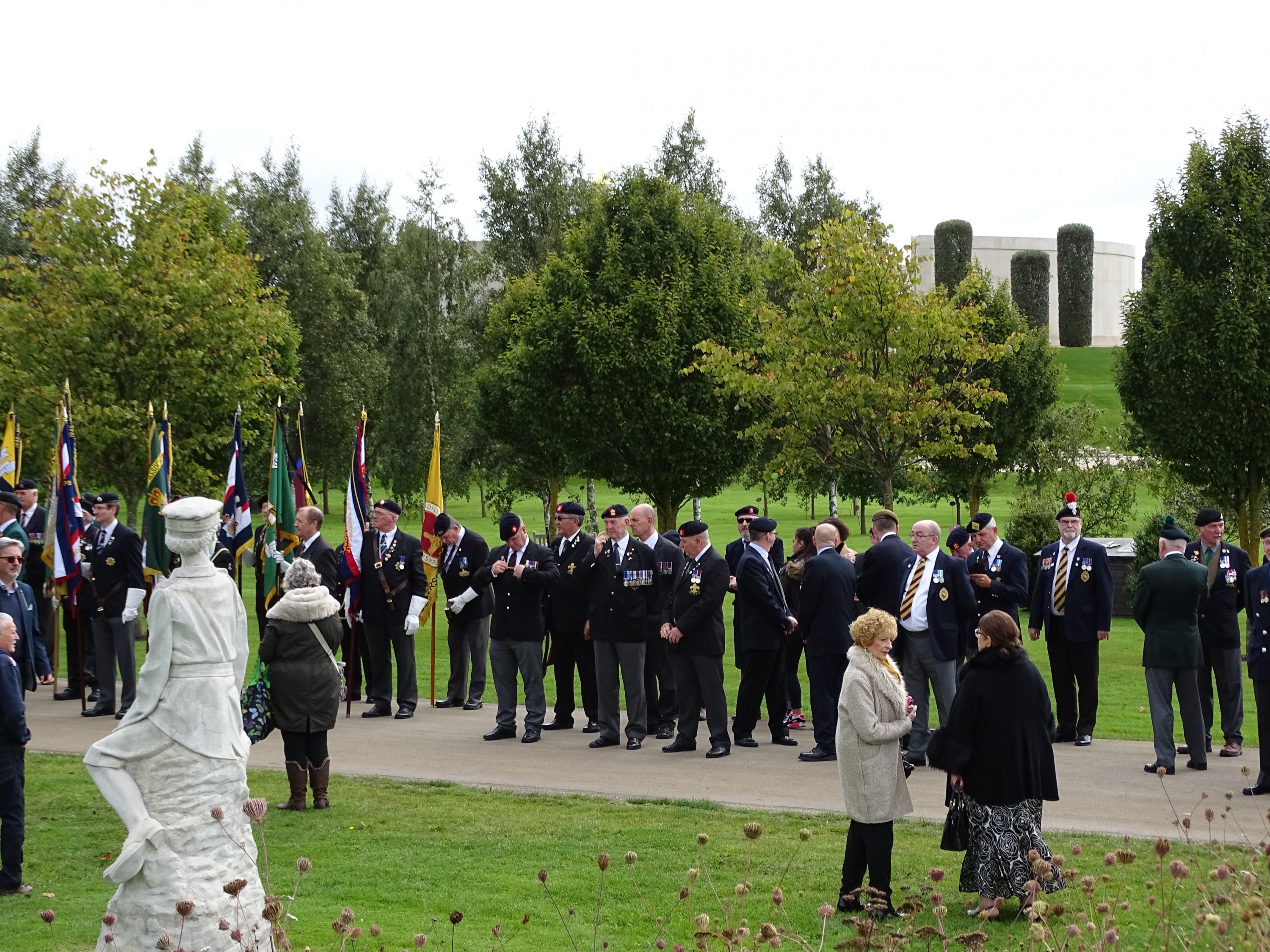 Northern Ireland Veterans Parade, National Memorial Arboretum, Alrewas, Staffs. 16.9.2017