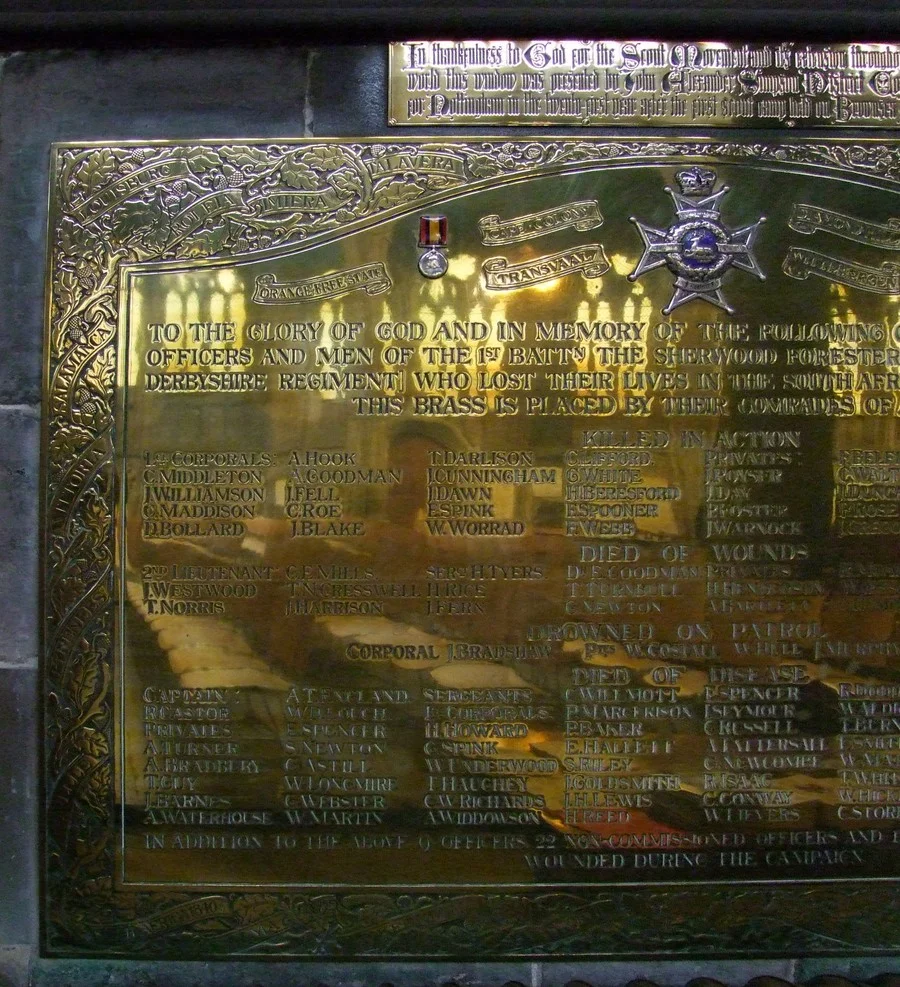 Nottingham St Mary Church Boer War Memorial