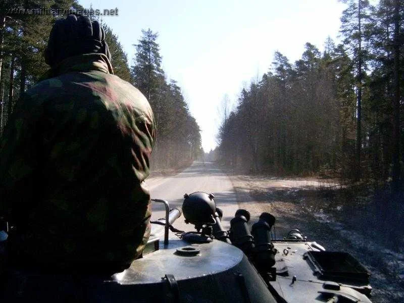 On the road - Finnish BMP-1