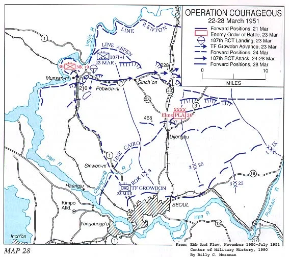 Operation COURAGEOUS, 22-28 March 1951