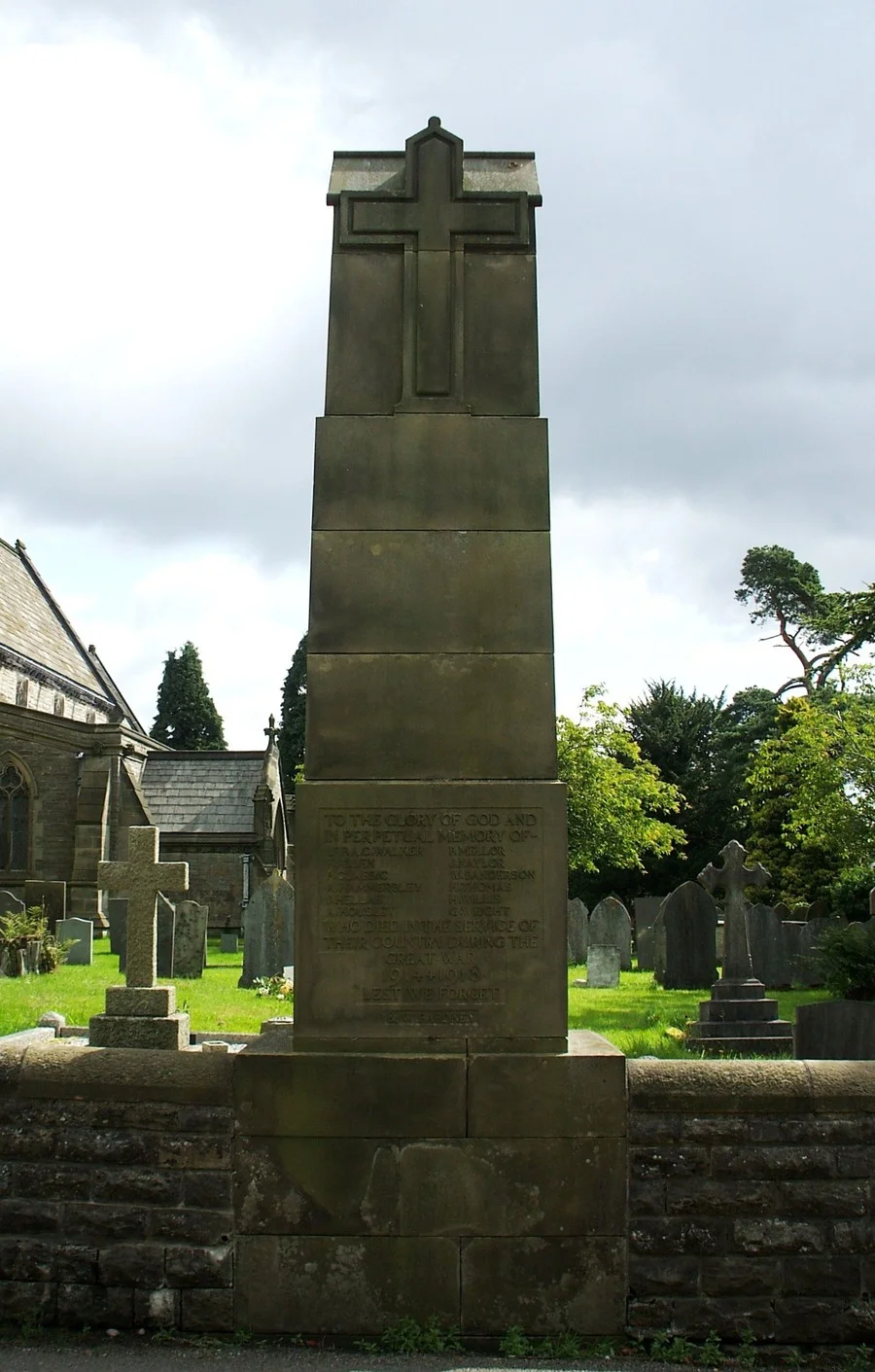 Osmaston War Memorial Derbyshire