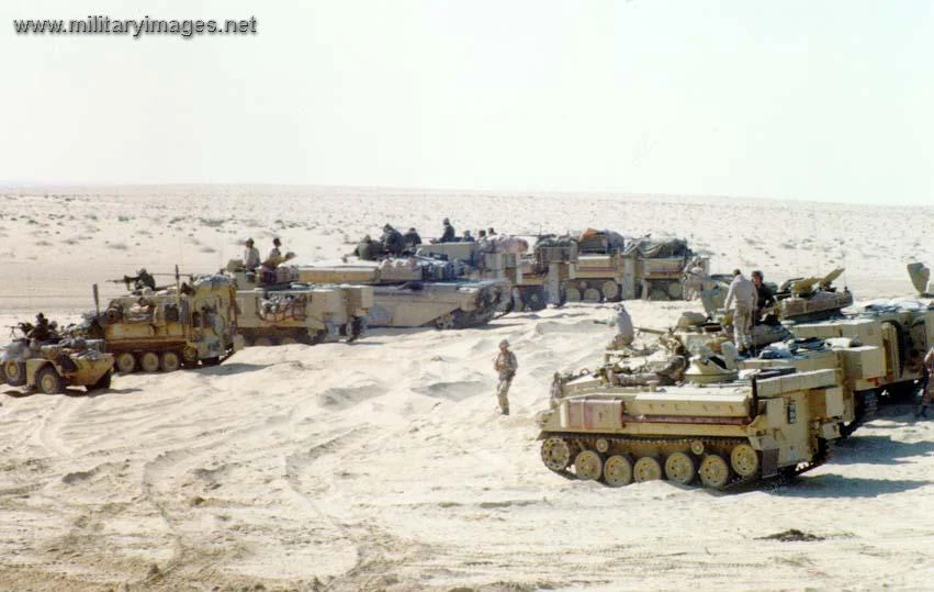 Overview of assorted British armored vehicles