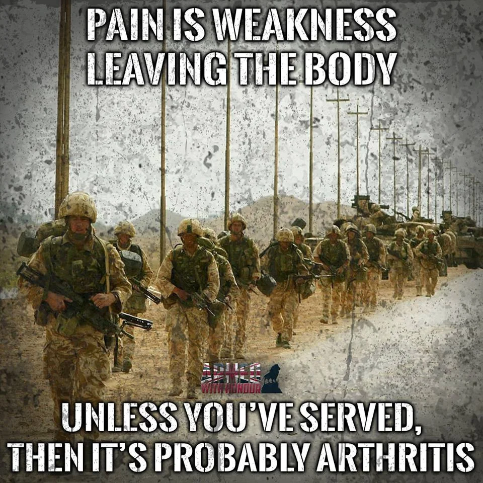 Pain Is Weakness Leaving The Body