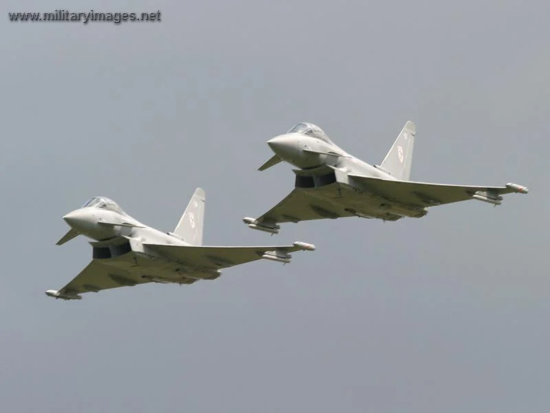 Pair of RAF Typhoons from 29 Squadron