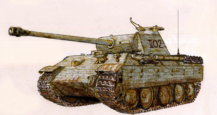 Panther Tank artwork | A Military Photos & Video Website