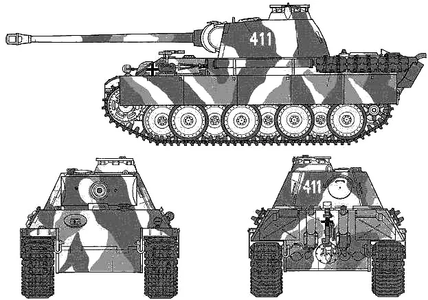 panther tank blueprint | MilitaryImages.Net