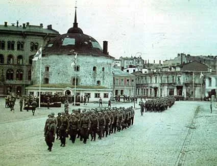 Parade in Viipuri