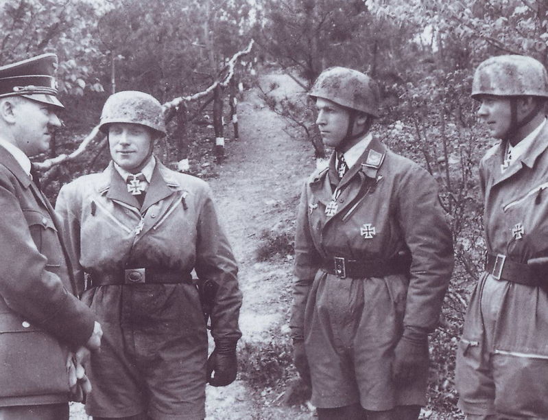 Paratrooper Officers meet Hitler | A Military Photos & Video Website