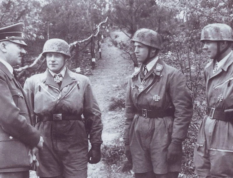 Paratrooper Officers meet Hitler