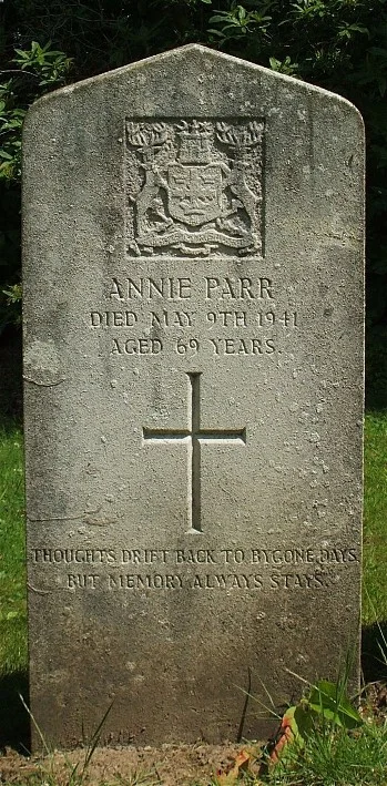 PARR, Anne Maria (Annie)