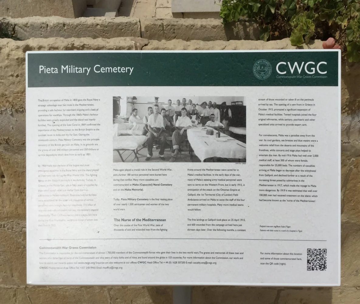 Pieta Cemetery, Short History