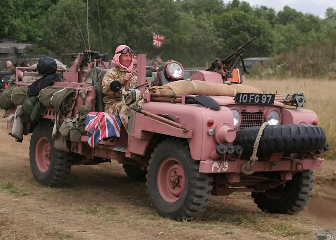 Land Rover Pink Panther Plakat
