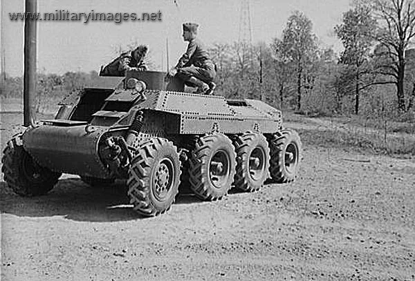 Prototype 8x8 trackless tank