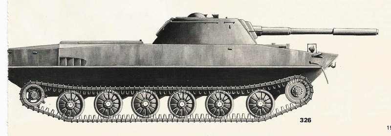 PT 76 amphibious Light Tank