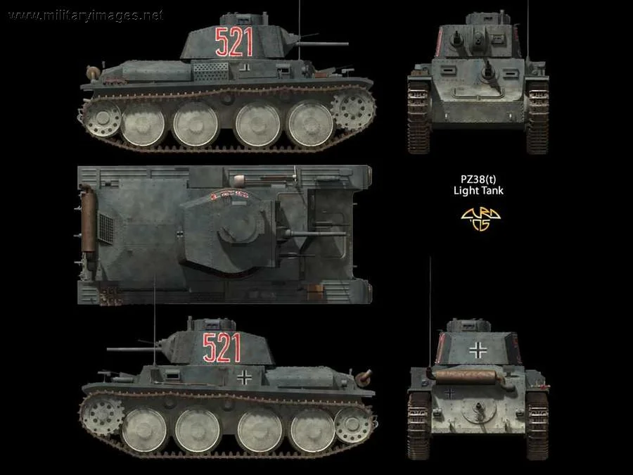 PzKpfw 38(t) 5 view