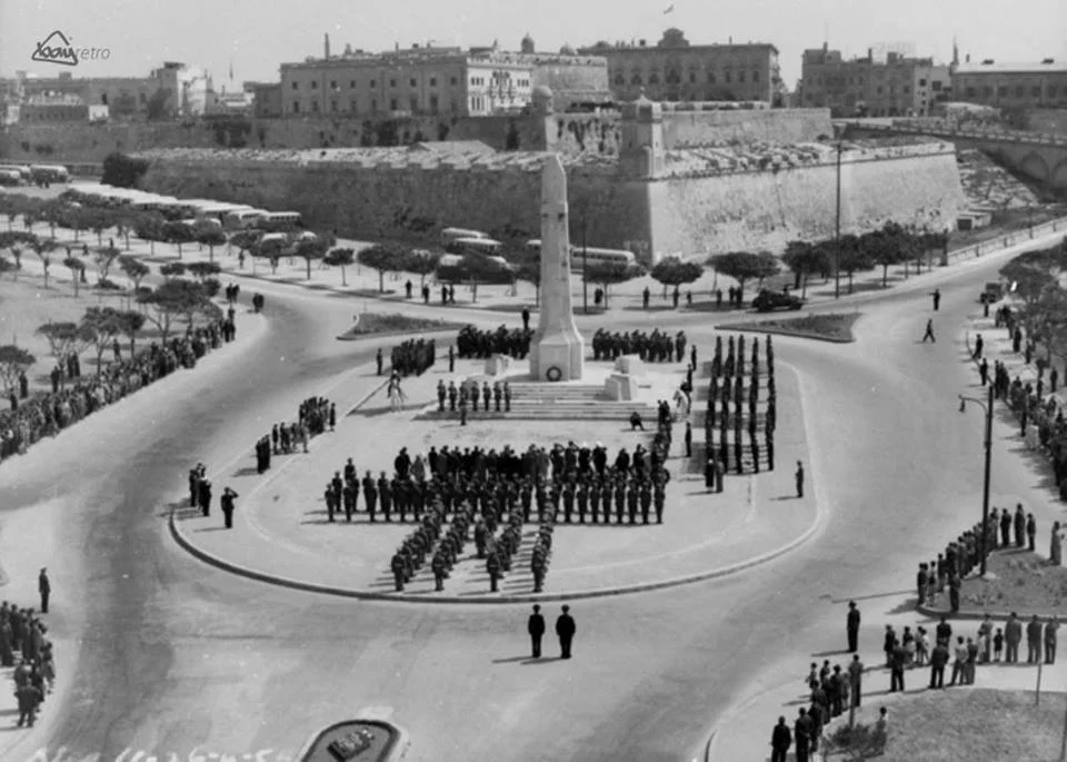 RAAF And RNZAF at War Memorial, Floriana 1954. Honour Their Fallen