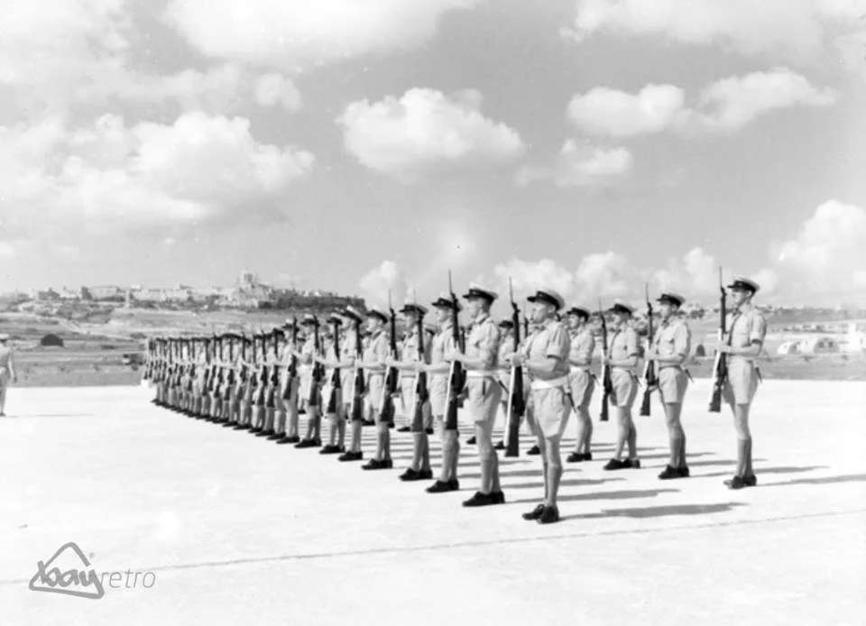 RAAF Guard Of Honour RAF Ta'Kali 1953