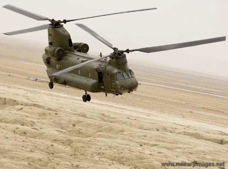 RAF Chinook on Ops