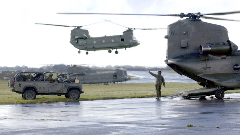 RAF Chinooks