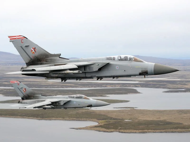 RAF F3 Tornados over the Falklands